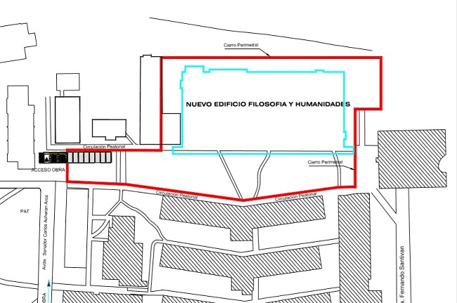 Comienzan obras del Edificio de la Facultad de Filosofía y Humanidades