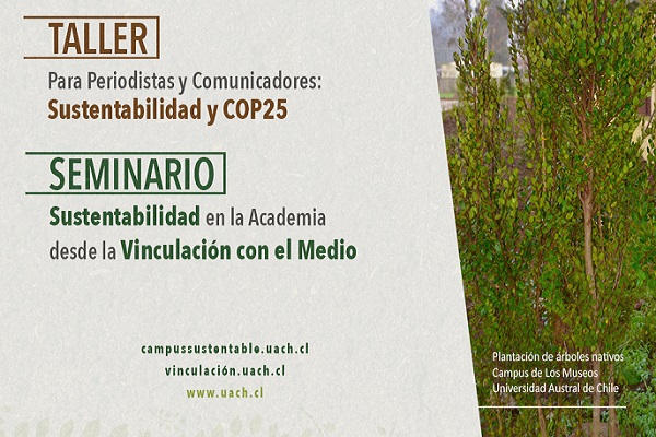 Doctor Humberto González dictará taller Sustentabilidad y COP 25