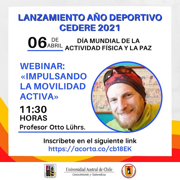 UACh inicia “Año Deportivo 2021” con Webinar «Impulsando la Movilidad Activa»