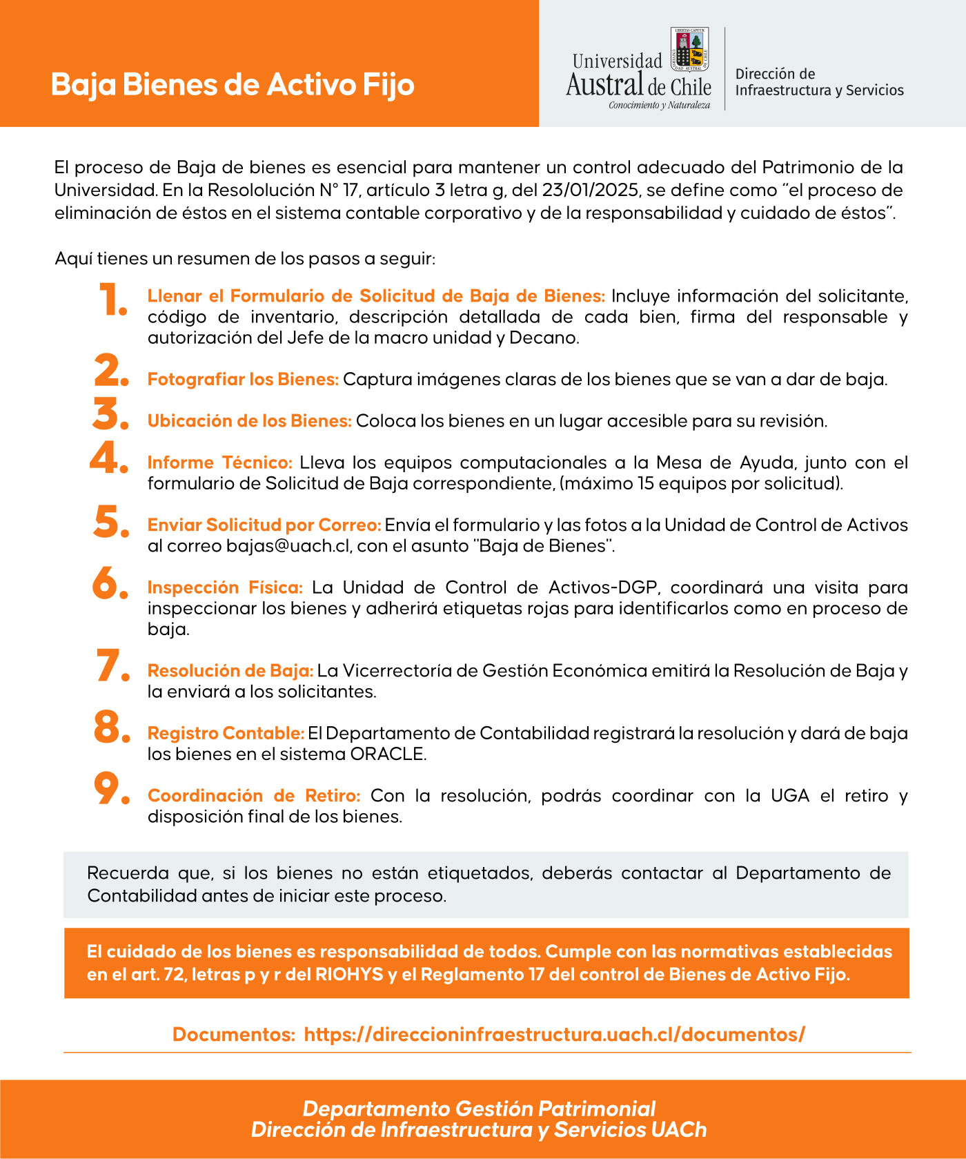 Instructivo de Baja de Bienes